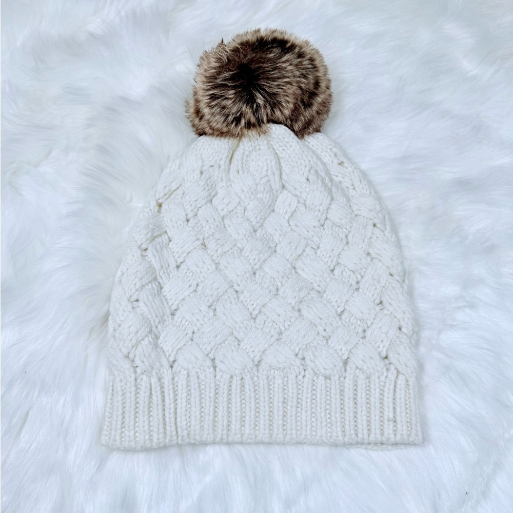 J. Crew Knit Pom Beanie